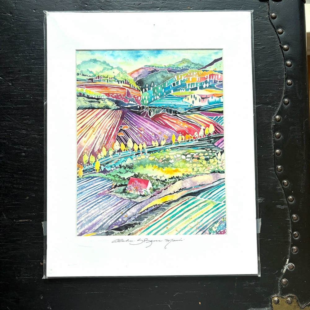 Sherri Reeve Upcountry watercolor print Maui